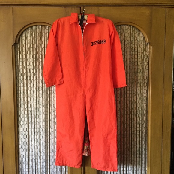 halloween prison jumpsuit